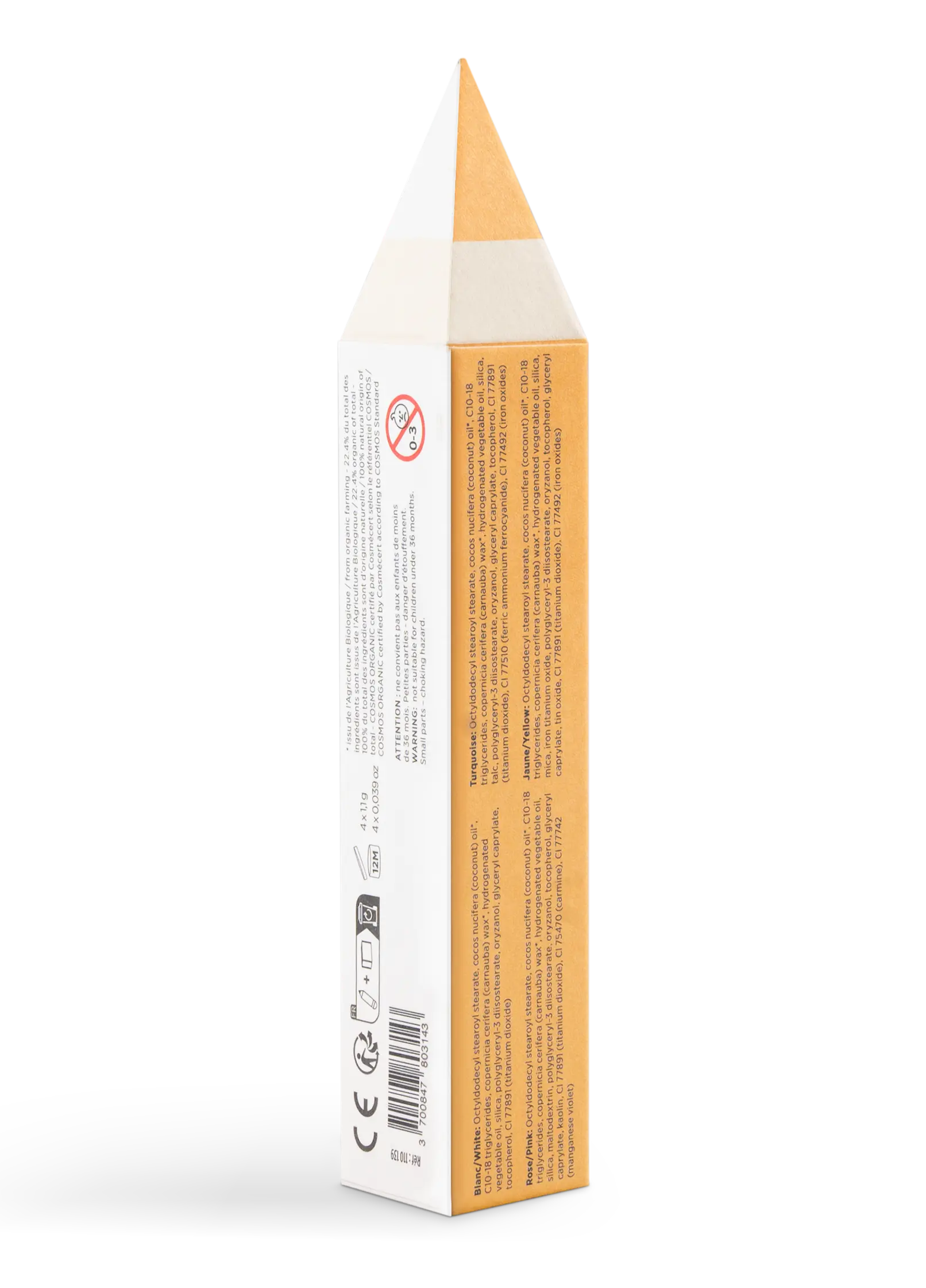 pack 4 crayons fins