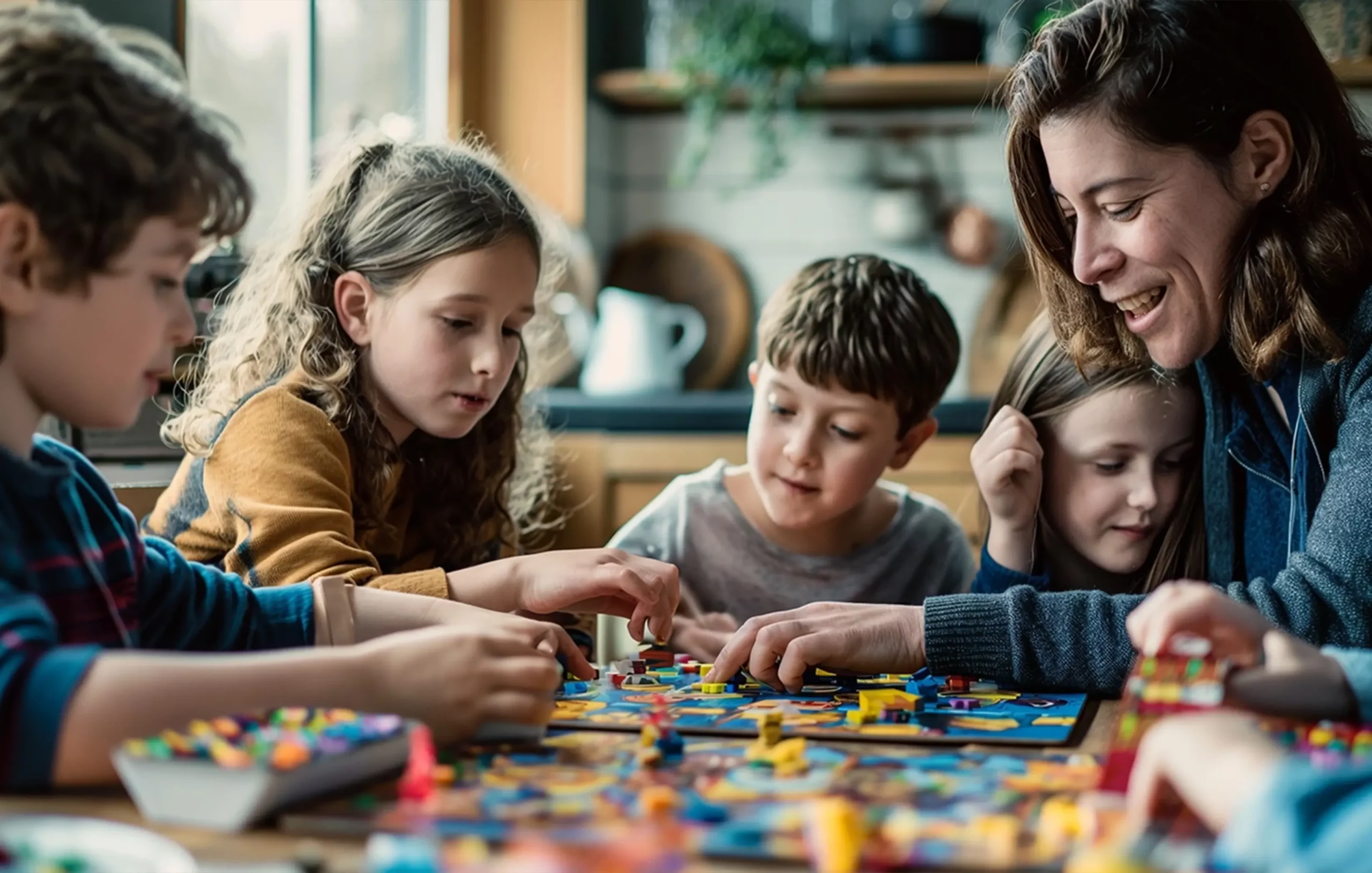 jeu de société en famille