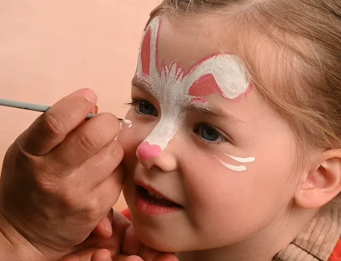 children's bunny make-up tutorial