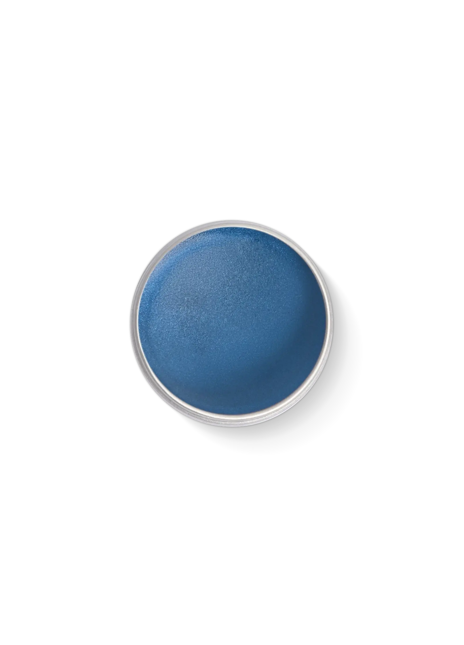 fard de maquillage bleu