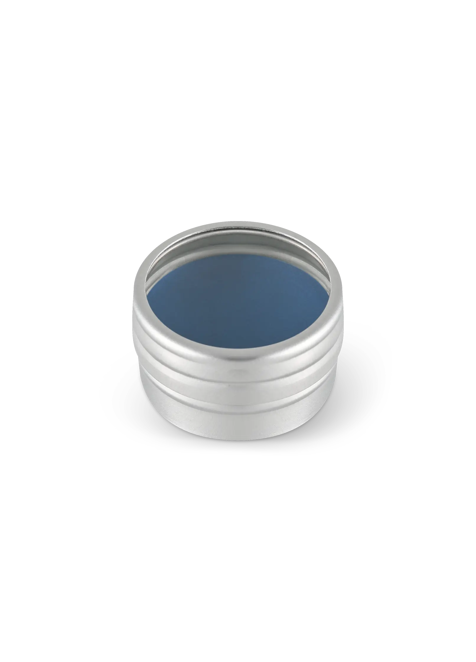 fard de maquillage bleu