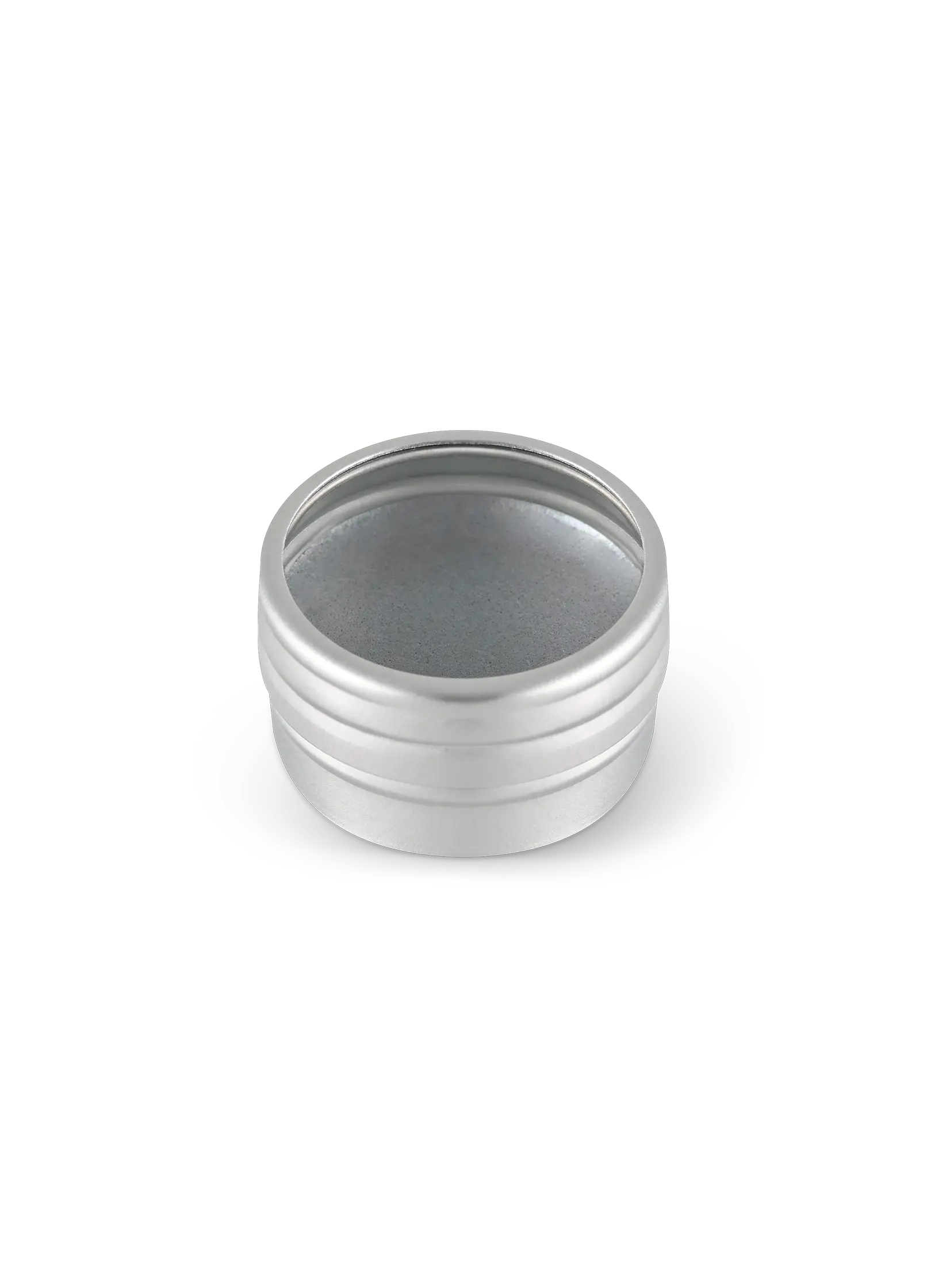 fard de maquillage gris argenté
