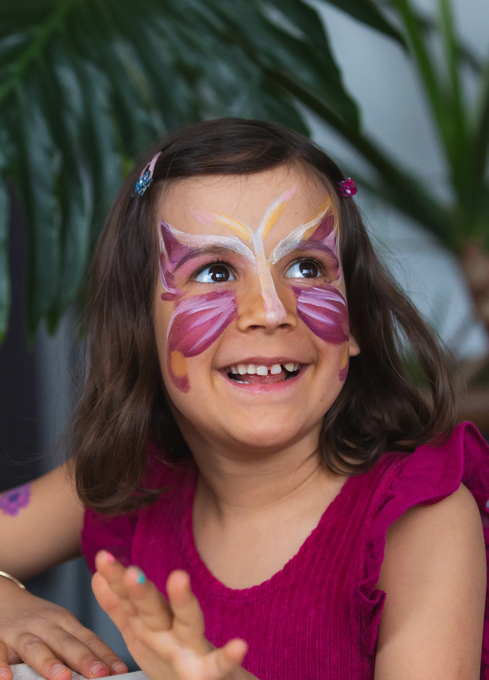 maquillage enfant papillon