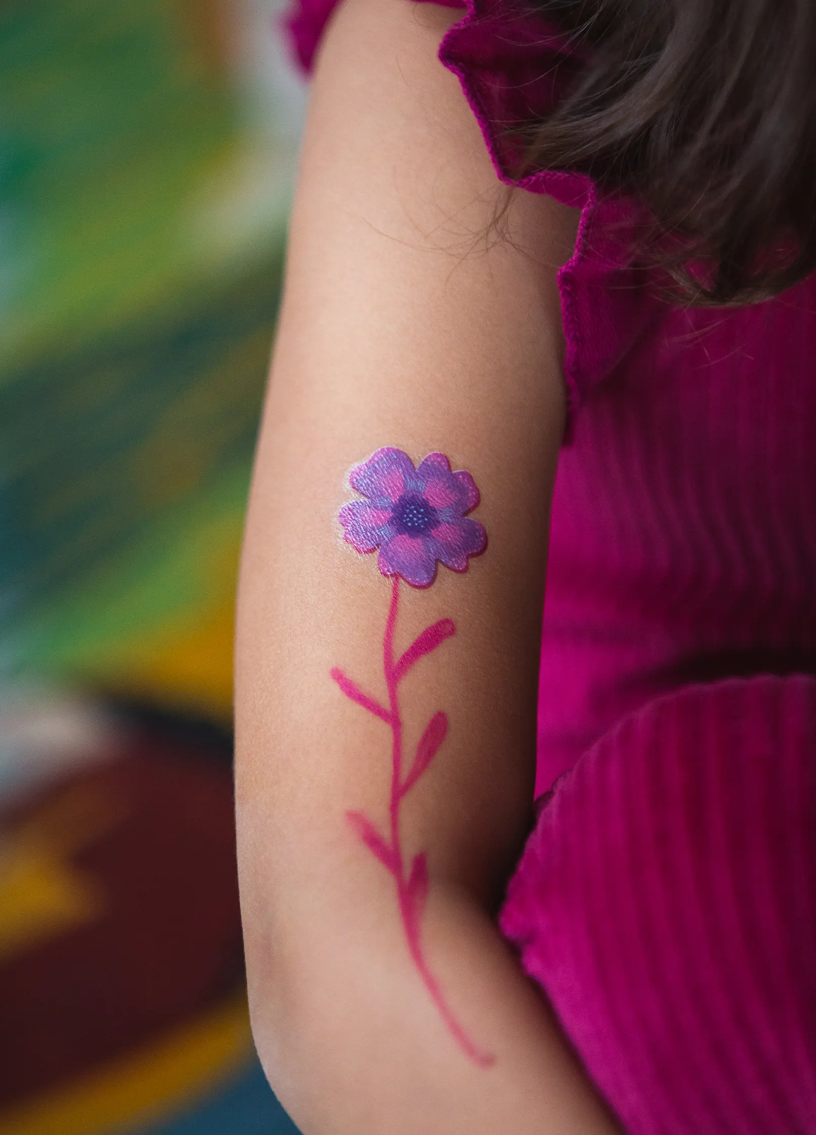 tatouage enfant fleurs