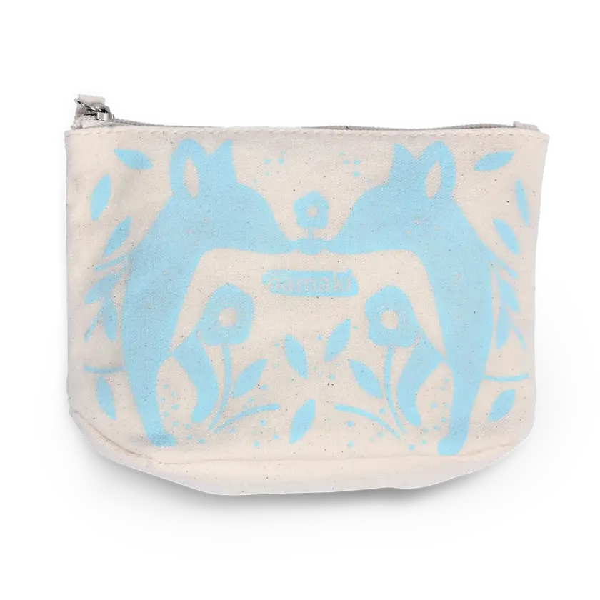 trousse bleu vide