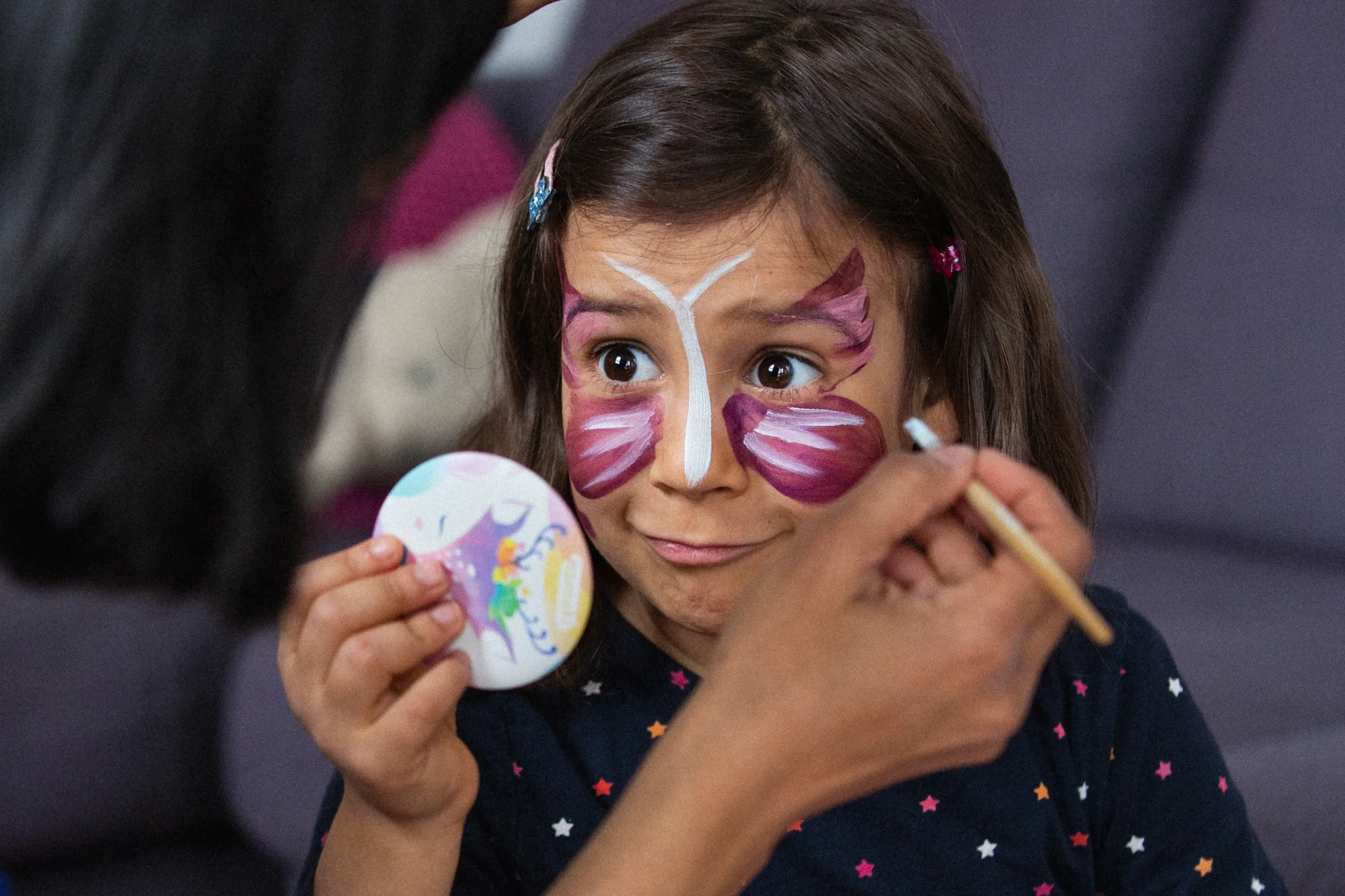 maquillage enfant papillon