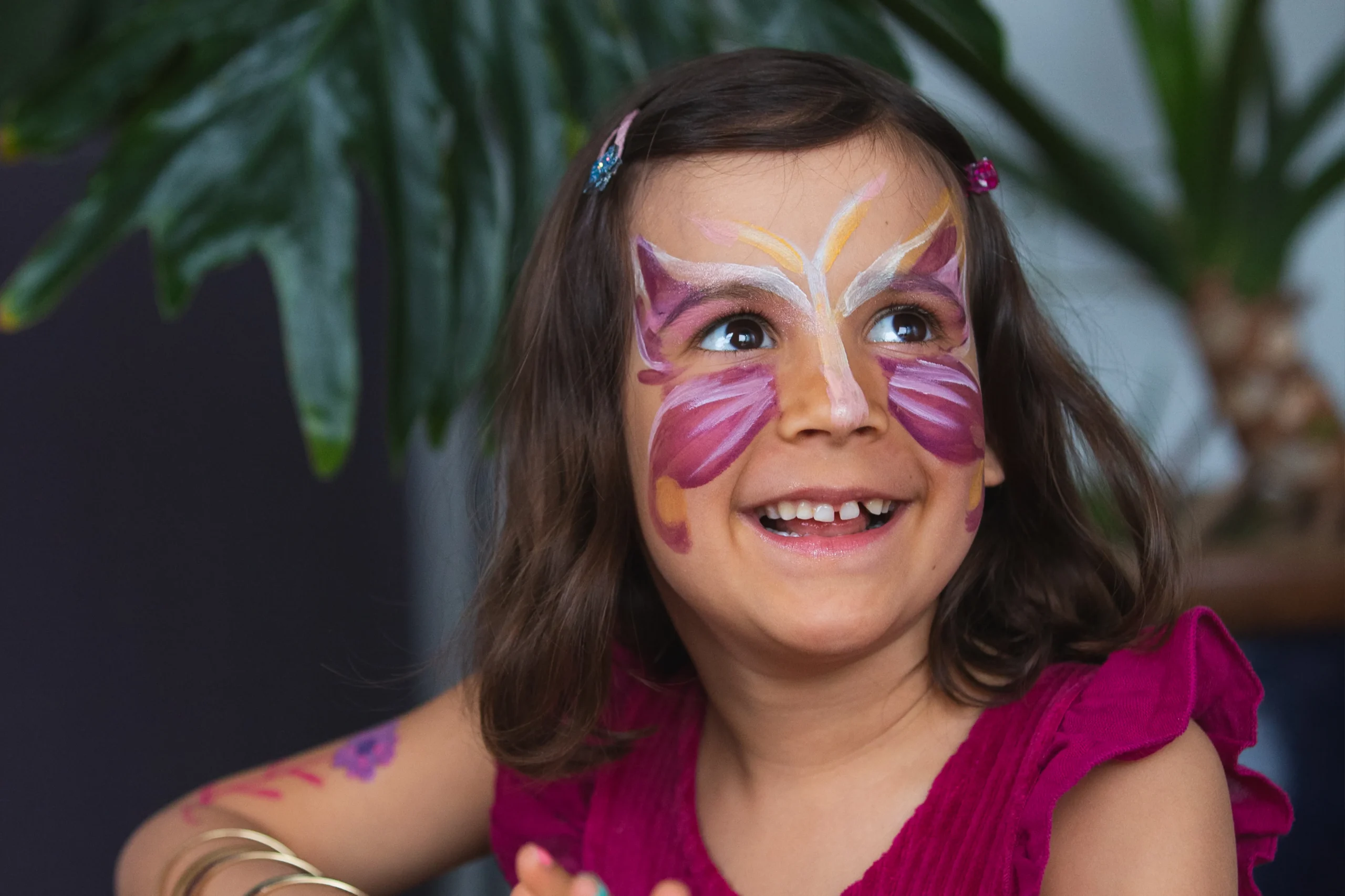 maquillage enfant papillon 