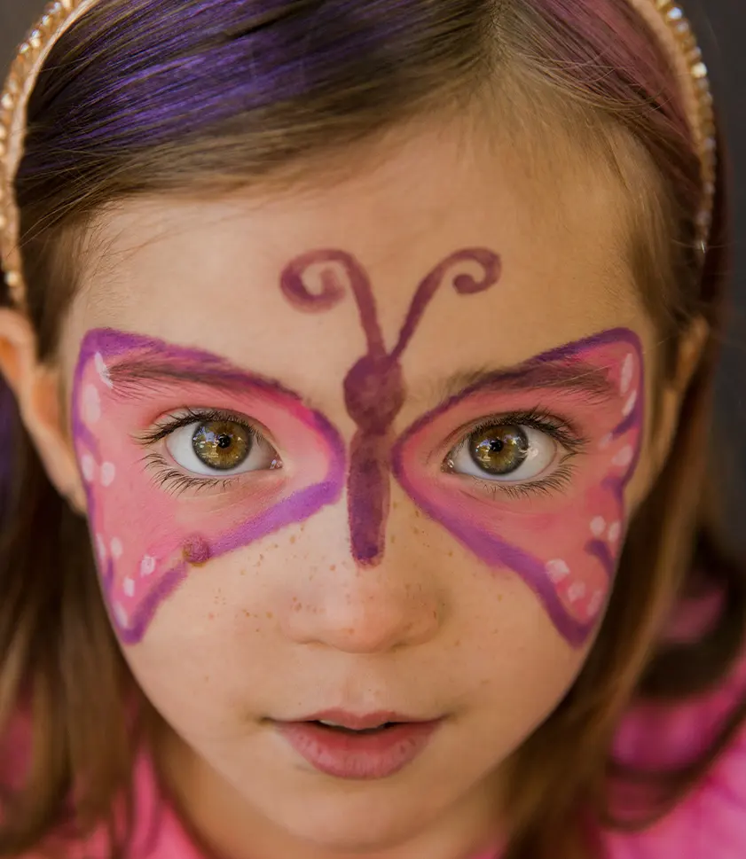 maquillage papillon enfant