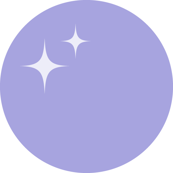 Nail polish - Glitter Lavender Blue