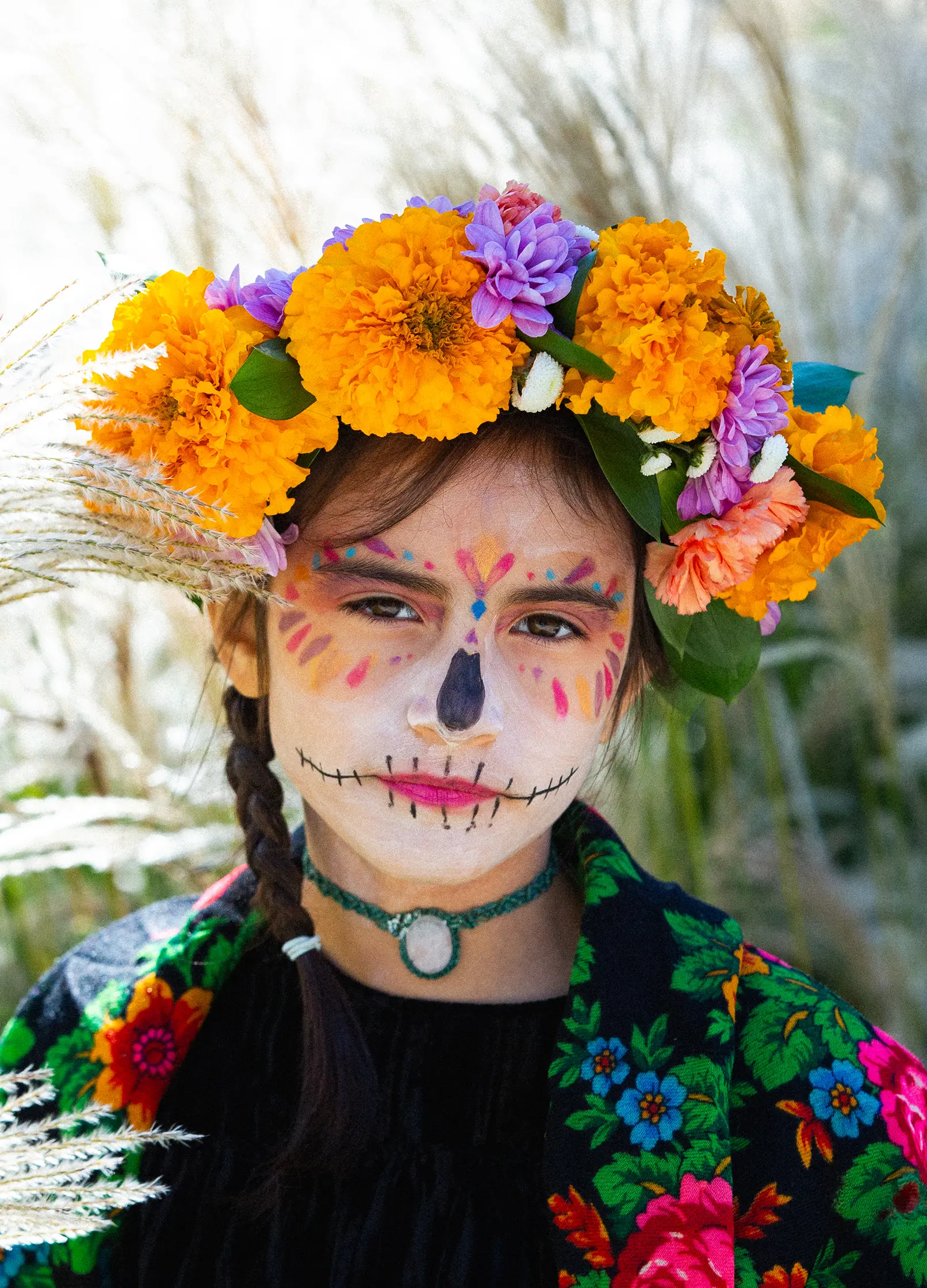 maquillage enfant dia de los muertos