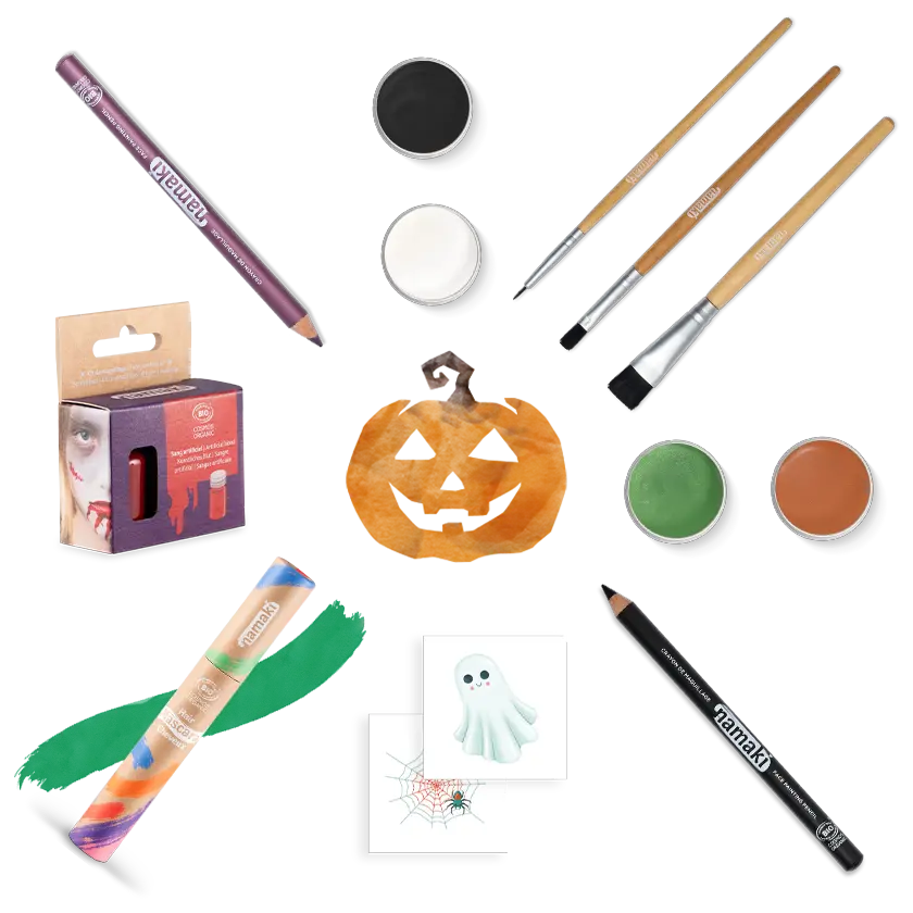 pack halloween maquillage enfant