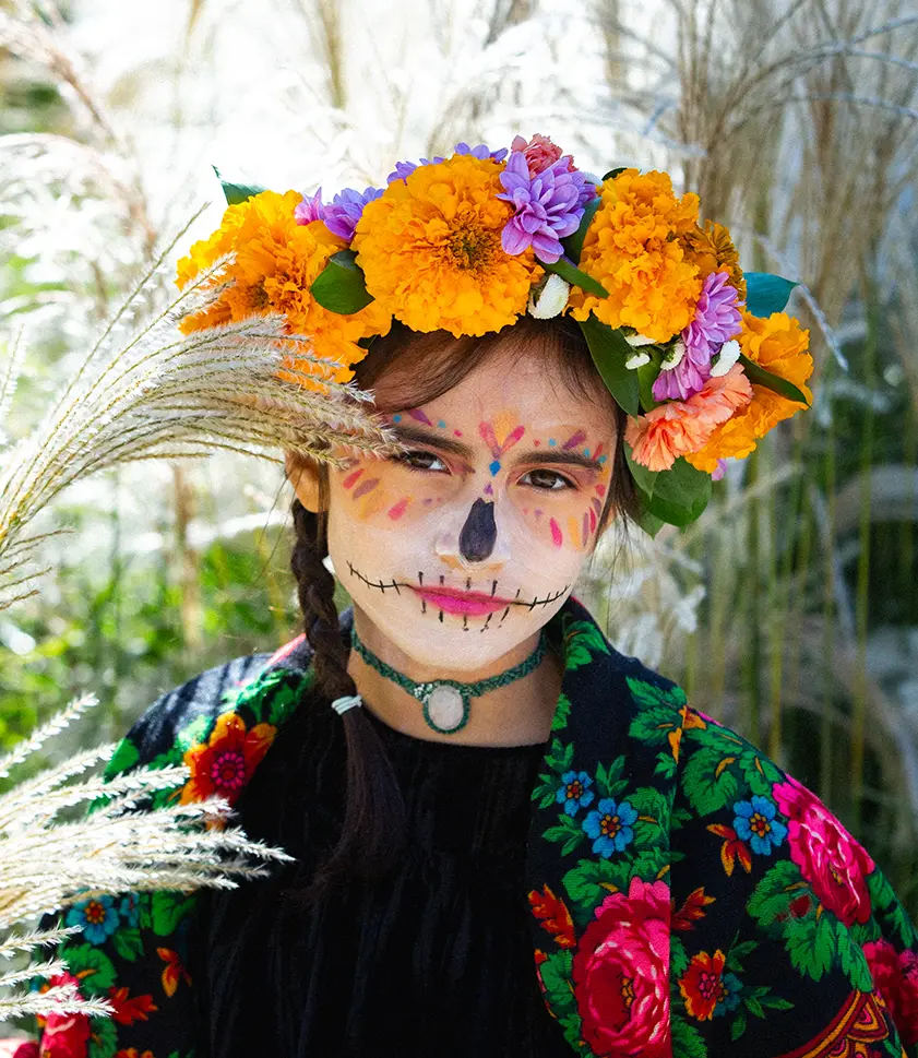 maquillage enfant dia de los muertos