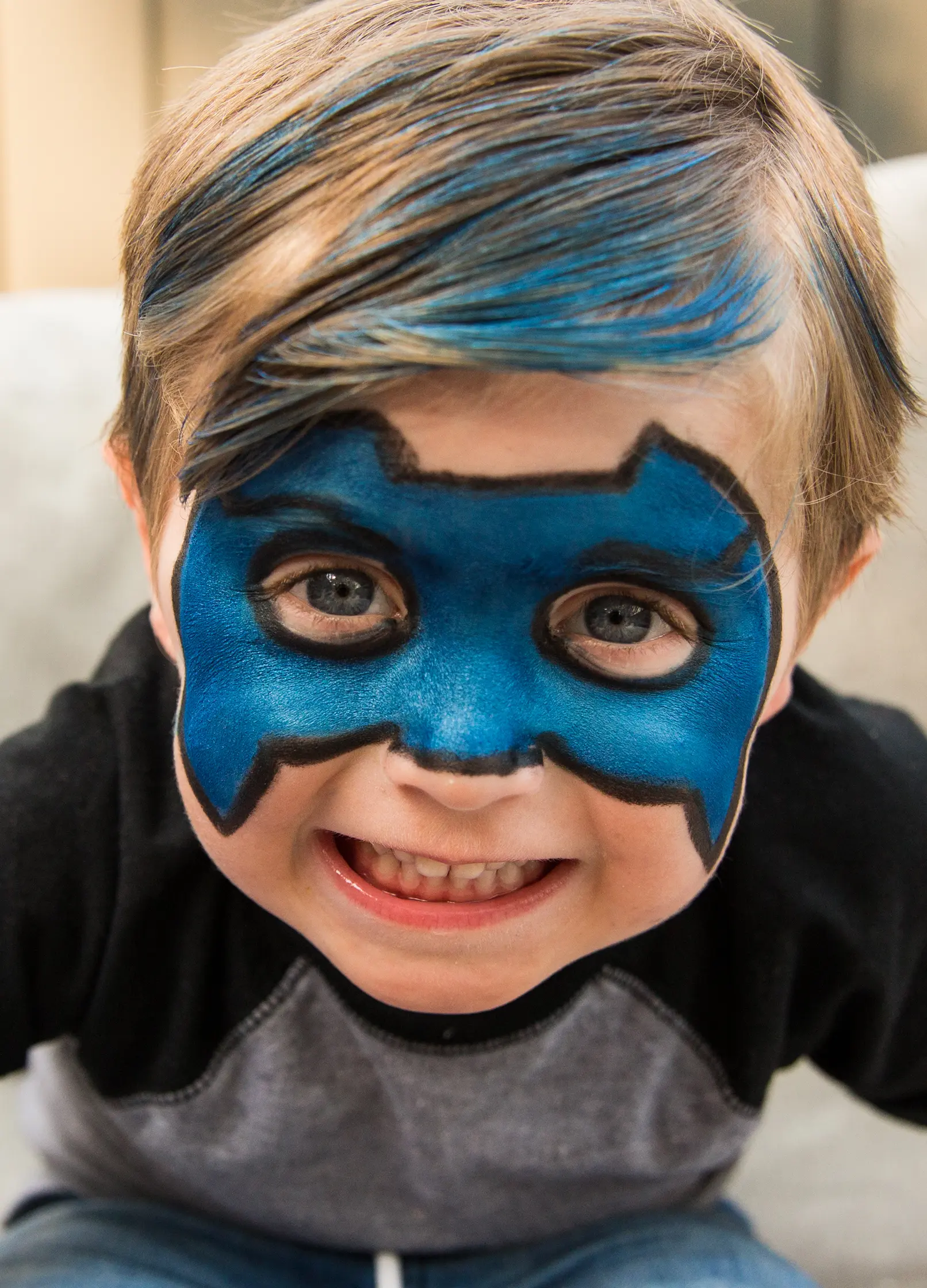 maquillage super héros enfant